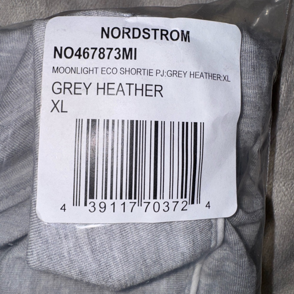 Nordstrom Gray Pajama Set Soft Knit Intimates - Picture 10 of 11